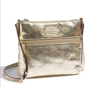 Kate Spade Gold Crossbody Bag
